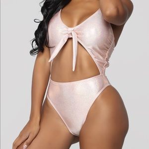 NWOT Royally ties swimsuit - Blush